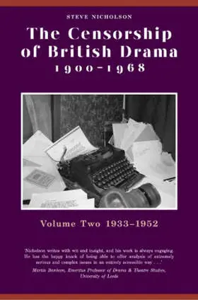 Nicholson |  The Censorship of British Drama 1900-1968 Volume 2 | Buch |  Sack Fachmedien