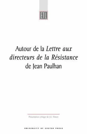 Paulhan / Flower |  Autour De La "Lettre Aux Directeurs De La Resistance" | Buch |  Sack Fachmedien