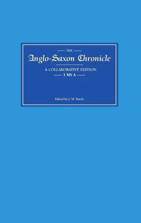 Bately |  Anglo-Saxon Chronicle 3 MS a | Buch |  Sack Fachmedien