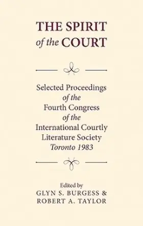 Burgess / Taylor / Deyermond |  The Spirit of the Court | Buch |  Sack Fachmedien