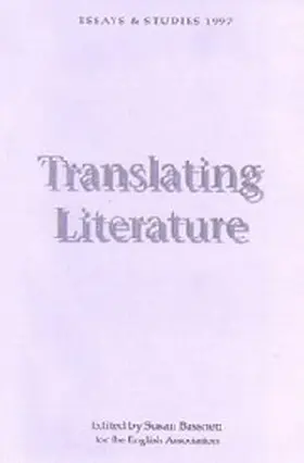 Bassnett |  Translating Literature | Buch |  Sack Fachmedien