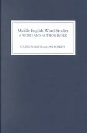 Sylvester / Roberts |  Middle English Word Studies | Buch |  Sack Fachmedien