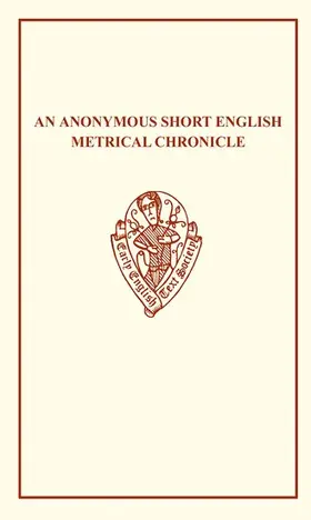 Zettl |  An Anonymous Short English Metrical Chronicle | Buch |  Sack Fachmedien