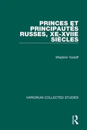 Vodoff |  Princes et principautés russes, Xe-XVIIe siècles | Buch |  Sack Fachmedien
