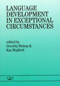 Bishop / Mogford |  Language Development In Exceptional Circumstances | Buch |  Sack Fachmedien