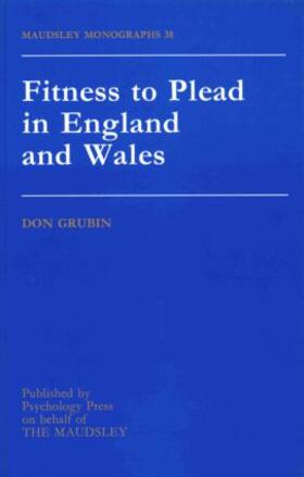 Grubin | Fitness To Plead In England And Wales | Buch | 978-0-86377-424-9 | sack.de