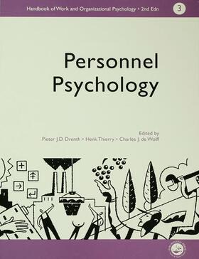 Charles,De,Wolff / Drenth / HENK | A Handbook of Work and Organizational Psychology | Buch | 978-0-86377-524-6 | sack.de