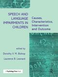 Bishop / Leonard |  Speech and Language Impairments in Children | Buch |  Sack Fachmedien