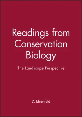 Ehrenfeld |  The Landscape Perspective (Readings from Conservation Biology) | Buch |  Sack Fachmedien