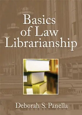 Panella / Mount |  Basics of Law Librarianship | Buch |  Sack Fachmedien