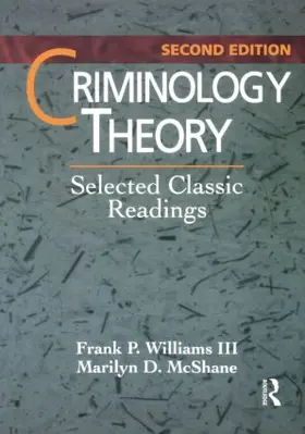 Williams III / McShane |  Criminology Theory | Buch |  Sack Fachmedien