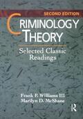 Williams / Williams III / McShane |  Criminology Theory | Buch |  Sack Fachmedien