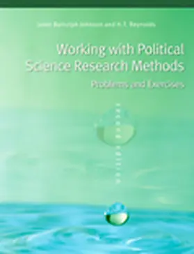 Johnson / Reynolds |  Working with Political Science Research Methods | Buch |  Sack Fachmedien