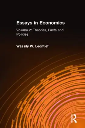 Leontief |  Essays in Economics | Buch |  Sack Fachmedien