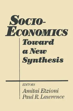 Etzioni / Lawrence |  Socio-economics | Buch |  Sack Fachmedien