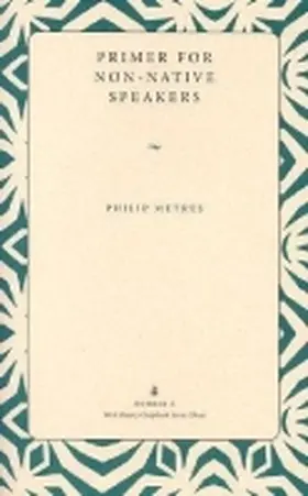 Metres |  Primer for Non-Native Speakers | Buch |  Sack Fachmedien