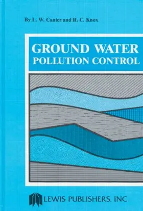 Canter |  Ground Water Pollution Control | Buch |  Sack Fachmedien
