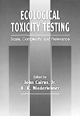 Cairns, Jr. |  Ecological Toxicity Testing | Buch |  Sack Fachmedien