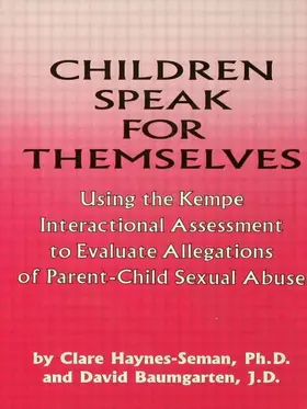 Haynes-Seman / Baumgarten |  Children Speak For Themselves | Buch |  Sack Fachmedien