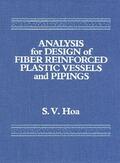Hoa |  Analysis for Design of Fiber Reinforced Plastic Vessels | Buch |  Sack Fachmedien