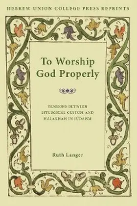 Langer |  To Worship God Properly | eBook | Sack Fachmedien