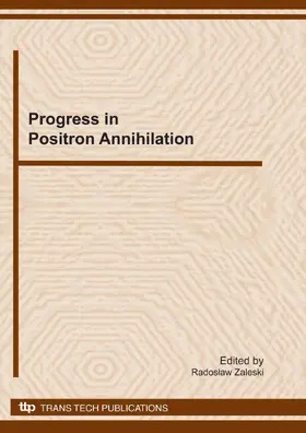 Zaleski | Progress in Positron Annihilation | Buch | 978-0-87849-208-4 | sack.de