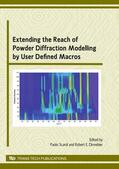Scardi / Dinnebier |  Extending the Reach of Powder Diffraction Modelling | Buch |  Sack Fachmedien