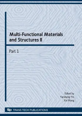 Yin / Wang |  Multi-Functional Materials and Structures II | Buch |  Sack Fachmedien