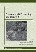 Kim / Yang / Sekino |  Eco-Materials Processing and Design X | Buch |  Sack Fachmedien