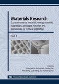 Gu / Han / Pan |  Materials Research | Buch |  Sack Fachmedien