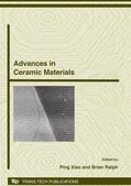 Xiao / Ralph |  Advances in Ceramic Materials | Buch |  Sack Fachmedien