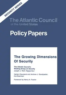Wolf |  The Growing Dimensions of Security | Buch |  Sack Fachmedien