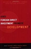 Moran / Graham / Blomström |  Does Foreign Direct Investment Promote Development? | eBook | Sack Fachmedien