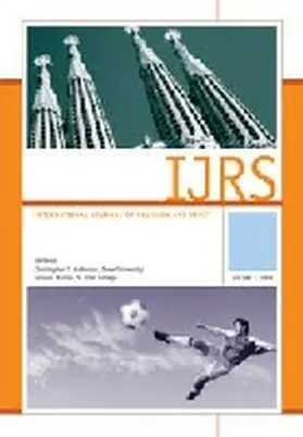 Anderson / Marino |  International Journal of Relgion and Sport: Volume 1 | Buch |  Sack Fachmedien