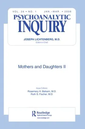 Balsam / Fischer | Mothers and Daughters II | Buch | 978-0-88163-859-2 | www.sack.de
