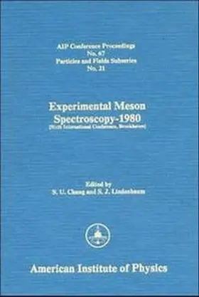 Chung |  Experimental Meson Spectroscopy 1980 | Buch |  Sack Fachmedien