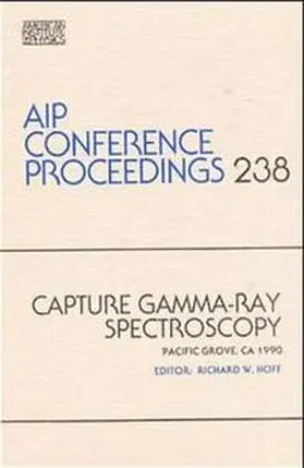 Hoff |  Capture Gamma-Ray Spectroscopy | Buch |  Sack Fachmedien