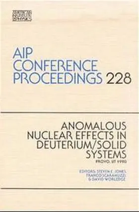 Jones |  Anomalous Nuclear Effects in Deuterium / Solid System | Buch |  Sack Fachmedien