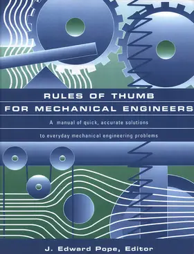 Pope |  Rules of Thumb for Mechanical Engineers | Buch |  Sack Fachmedien