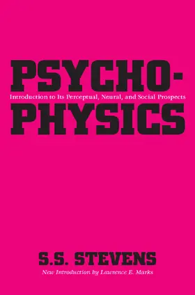 Stevens |  Psychophysics | Buch |  Sack Fachmedien