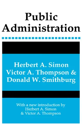 Simon |  Public Administration | Buch |  Sack Fachmedien