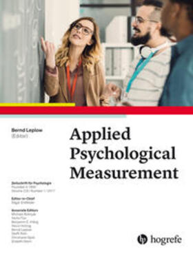 Leplow | Applied Psychological Measurement | Buch | 978-0-88937-498-0 | sack.de
