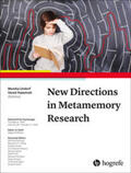 Undorf / Halamish |  New Directions in Metamemory Research | Buch |  Sack Fachmedien