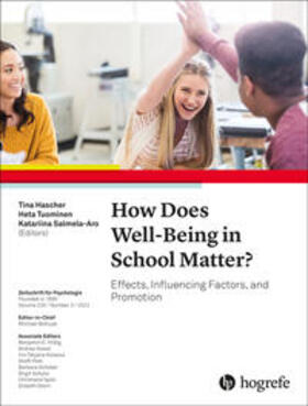 Hascher / Tuominen / Salmela-Aro | How Does Well-Being in School Matter? | Buch | 978-0-88937-624-3 | sack.de