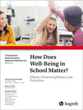 Hascher / Tuominen / Salmela-Aro | How Does Well-Being in School Matter? | Buch | 978-0-88937-624-3 | sack.de