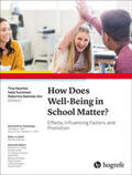 Hascher / Tuominen / Salmela-Aro |  How Does Well-Being in School Matter? | Buch |  Sack Fachmedien
