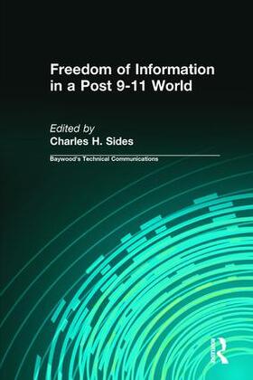 Sides |  Freedom of Information in a Post 9-11 World | Buch |  Sack Fachmedien