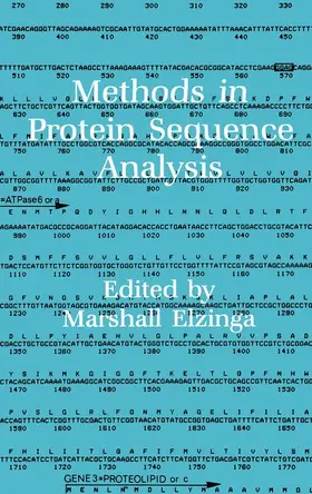 Elzinga |  Methods in Protein Sequence Analysis | Buch |  Sack Fachmedien