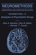 Boulton / Coutts / Baker |  Analysis of Psychiatric Drugs | Buch |  Sack Fachmedien