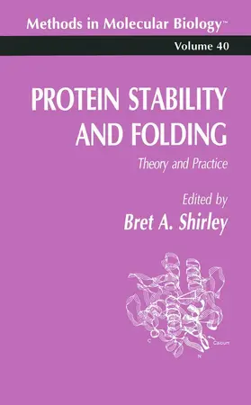Shirley |  Protein Stability and Folding | Buch |  Sack Fachmedien